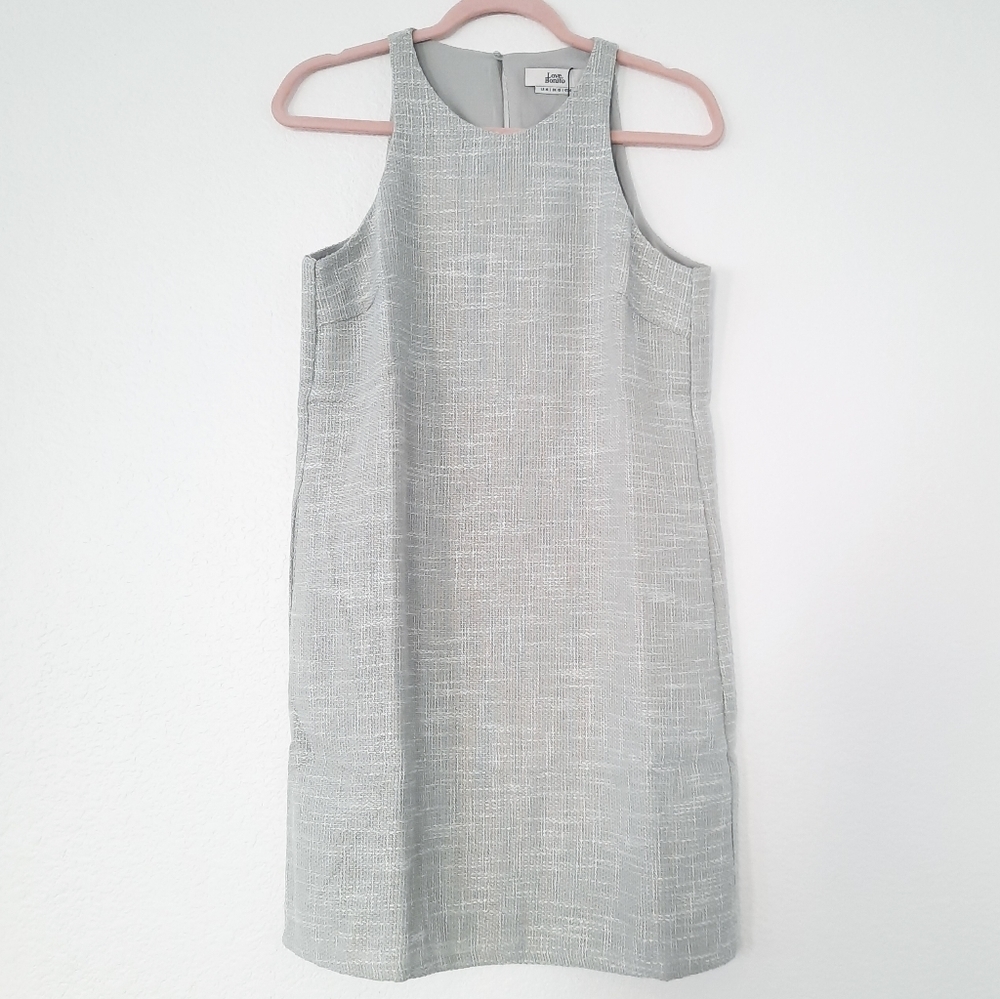 Love Bonito mint green Tweed Shift Dress